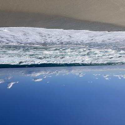 033 Mare Improponibile Con L Isola Di Vulcano In Lontananza